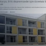 Erkanlı Holding Deprem Desteği: Univa Sakarya'da 816 depremzedeye ücretsiz barınma.