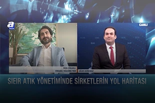 Erkanlı Holding Sıfır Atık yol haritası: Rıza Erkanlı A Para sunumu.